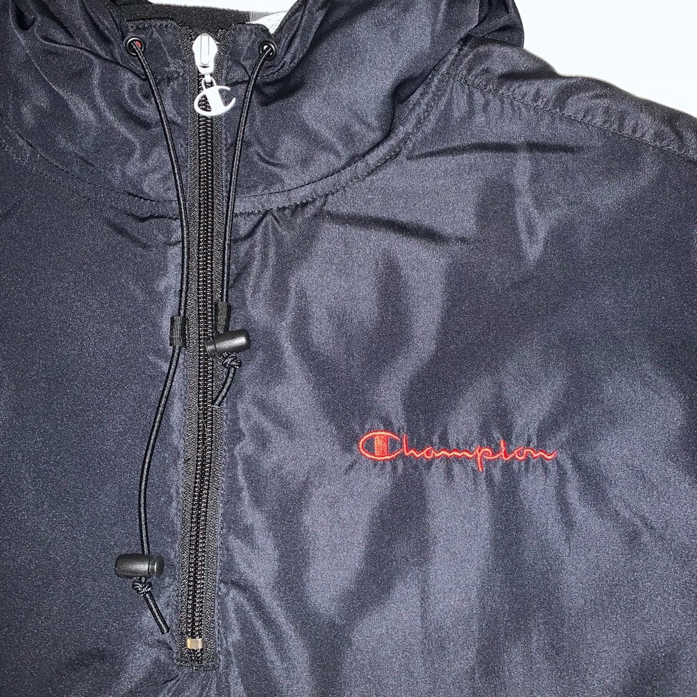 Black Champion Windbreaker/Jacket - Picture 2 of 4
